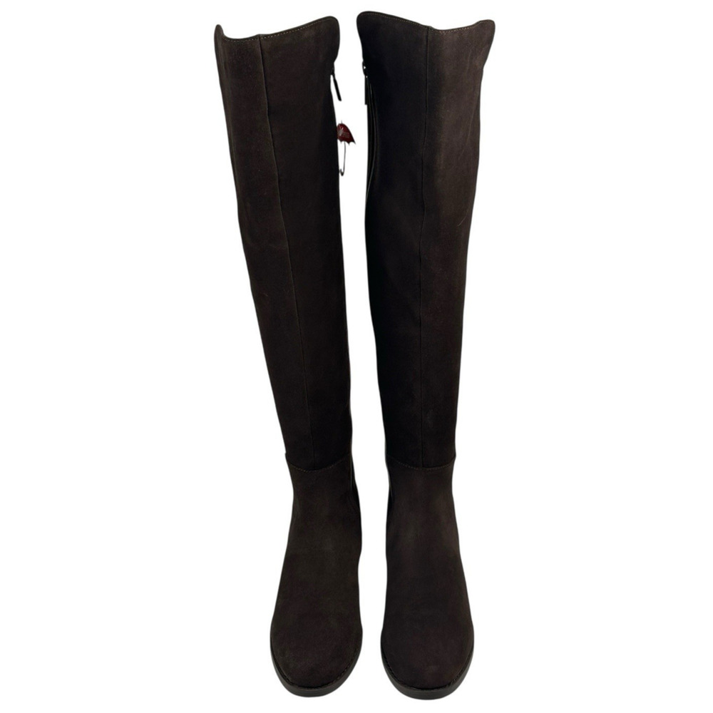 Blondo Layne Brown Suede Waterproof Over The Knee Boots Womens Size 7M New $220 - Picture 3 of 11